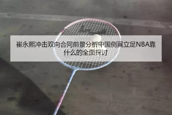 崔永熙冲击双向合同前景分析中国侧翼立足NBA靠什么的全面探讨
